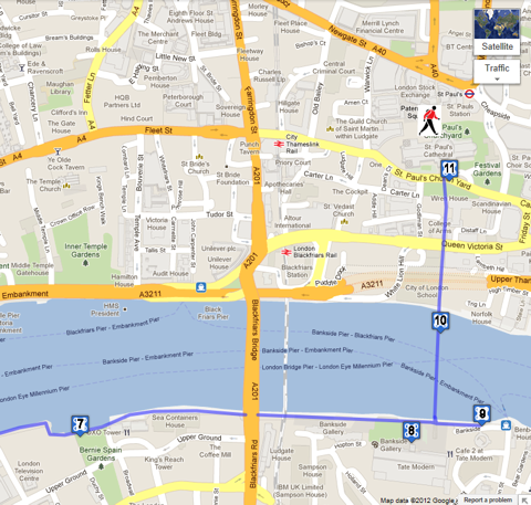 oxo tower to st pauls cathedral