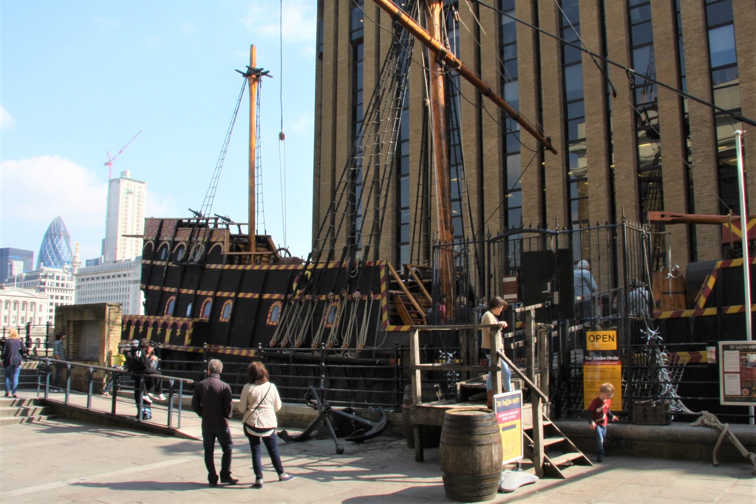 Golden Hinde Pool of London Walk