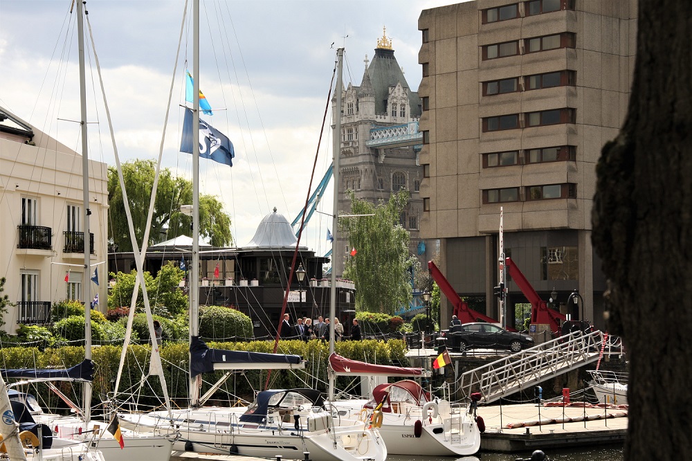 st katharine docks pool of London walk